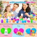 1000cs Empty Plastic Easter Eggs,Bulk Fillable Easter Eggs for Easter Hunt,Basket Stuffers Fillers,Theme Party Favor Decoration,Surprise Eggs,Easter Classroom Prize Supplies