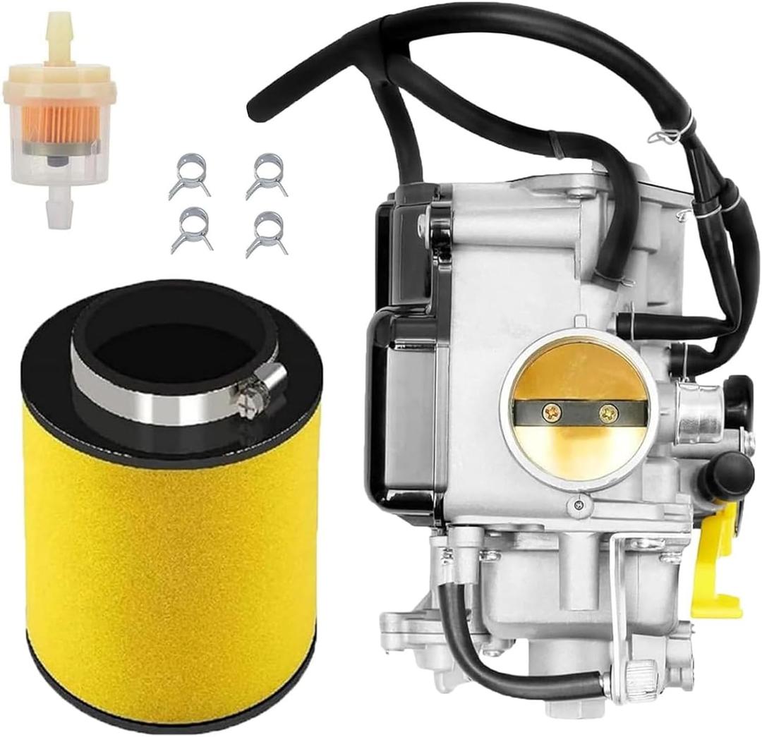 TRX400 Carburetor Compatible with Honda Sportrax TRX 400 TRX400EX 2x4 2001-2015, 2009-2014 TRX400X, 1999-2000 FourTrax TRX400 Replaces# 16100-HN1-013, 16100-HN1-A43