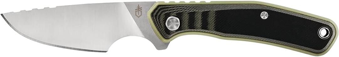 Gerber Gear Downwind Caper - Fixed Blade Knife with Sheath for Hunting Gear - Olive