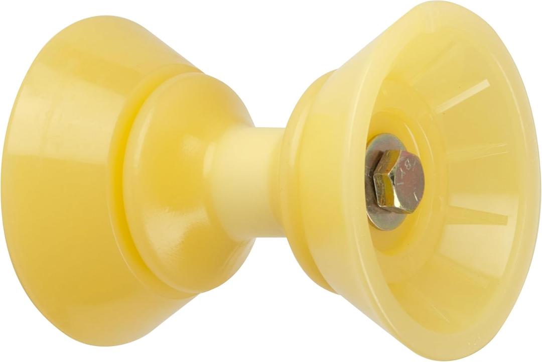 CE Smith - Bow Bell Roller Assembly - Durable Marine Tool - Yellow (3")
