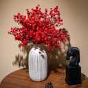 10 Pcs Babys Breath Artificial Flowers Bulk Real Touch Flowers Fake Flowers Silk Flowers for Home Decor Indoor Floral Arrangement Table Centerpieces Festival Party Decor (Red)