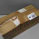 LOENIY 24In Tabletop Christmas Tree Snow Flocked, Mini Christmas Tree Includes DIY Ornaments 35 LED Lights Star Treetopper, Small Xmas Artificial Tree for Holiday Indoor Christmas Decoration (Gold)