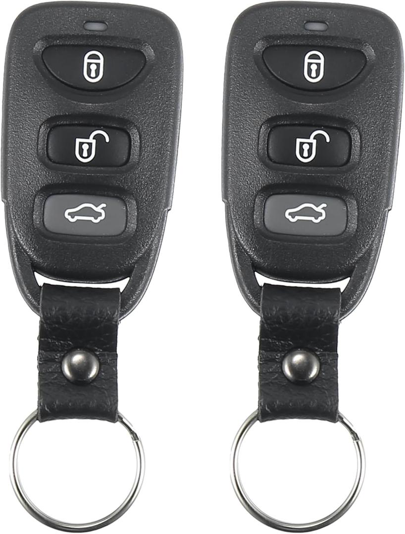 X AUTOHAUX 2pcs 315MHz PLNHM-T011 Keyless Entry Remote Control Key Fob for Kia Sorento Rondo 2007-2010 4 Button Car Proximity Smart Fob
