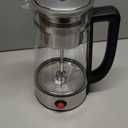 Percolator Coffee Pot Electric 10 Cup, Automatic Keep Warm, Stainless Steel Basket, Cool-Touch Handle