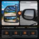 Youxmoto Towing Mirrors fit for Ford F150 2015 2016 2017 2018 2019 2020 Pickup Truck Mirrors, Heated, Turn Signal Light, Manual Folding & Extending; Left+ Right Side Mirrors; Fits 8 Pin Plug; Black, 
Item dimensions L x W x H	13 x 13 x 20 inches