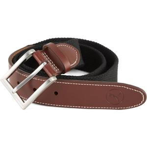 PUMA Golf Men's Needlepoint Canvas Belt, Medium