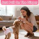 Female Dog Diapers,Disposable Dog Diapers,100 Count,Small,Super Absorbent Leak-Proof Diapers for Dogs in Heat,Excitable Urination,or Incontinence