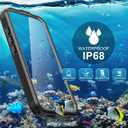 AICase Waterproof Case for iPhone 17 Pro Max+MagSafe Support Clear Water Proof Snowproof/Dustproof/Shockproof,IP68 Certified 360 Full Body Protection Fully Sealed Underwater for iPhone 17 Pro Max_2 (Black)