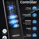YINGGG Air Leg Massager with Compression: Professional Full Compression Boots with Adjustable 9 Intensities, Leg Massager for Circulation and Fatigue Relief for Post-Workout(Large)