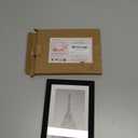 upsimples 5x7 Picture Frame, Display Pictures 4x6 with Mat or 5 x 7 Without, Wall Hanging Photo Frames, Black, 1 Pack