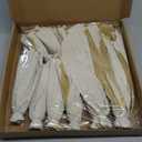 Giant Paper Flowers Artificial Large Paper Flower Decoration for Handcrafted Wall Backdrop Christmas Mexican Wedding Graduation Bridal Shower Birthday Party Supplies(Gold,12 Pcs)