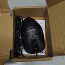 Amazon Basics 3-Button USB Wired Mouse with Scrolling and Tracking - Standard, Black (1-Pack)