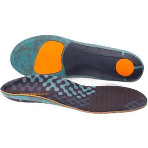 Superfeet Run Cushion High Arch Insoles
 - Orthotic Metatarsal Arch Support Inserts for Men & Women - Absorbs Shock, Reduces Over-pronation - EVA Layer Conforms to Foot Contours, Deep Heel Cupping (Women's 11-12.5/Men's 10-11.5)