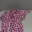 UNIFACO Baby Girls Swimsuit 18-24 Months Infant Zipper Bathing Suit UPF 50+ Long Sleeve Rashguard Sunsuit B-Leopard