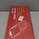 Mister Rui Paint Roller Kit-13 Piece, 4-Inch Microfiber Paint Rollers with Ergonomic Handle, Small Roller Paint Brush, Paint Tray with 3 Liners, Perfect for House Painting, Trim, and Touch-Ups