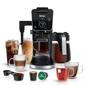 Ninja Drip Coffee Maker With K Cup Combo, DualBrew Pro Specialty Coffee System, Coffee Machine Compatible with K-Cup Pods, 12 Cup Single Serve Coffee Makers with Paper Filter, CFP301 Ninja Drip Coffee Maker With K Cup Combo, DualBrew Pro Specialty Coffee System, Coffee Machine Compatible with K-Cup Pods, 12 Cup Single Serve Coffee Makers with Paper Filter, CFP301