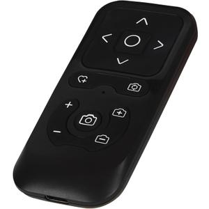 Wireless Camera Remote Control for iPhone, Control Phone Camera Shutter and Zoom, Control Scrolling Remote for Tiktok Videos, Page Turner for Kindle App, for iOS, Android, iPad (Black)