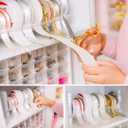 ArtBin Ribbon Storage Rack | Ribbon Spool Holder | Ideal for Craft Rooms & Studios, Gift Wrapping Stations, Small Craft Shops, Boutiques - White