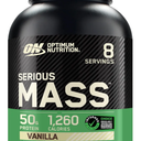 Optimum Nutrition Serious Mass, Weight Gainer Protein Powder, Mass Gainer, Vitamin C and Zinc for Immune Support, Creatine, Vanilla, 6 Pound (Packaging May Vary)