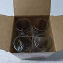 Libbey Classic Can Tumbler Glasses Set of 4, Clear Kitchen Glassware Sets for Beverages and Cocktails, Lead-Free, Cute Drinking Glasses, 16-Ounce