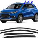 Rain Guard 4-Piece for 2012-2023 Buick Encore/2014-2023 Chevrolet (Chevy) Trax Windows Visor Shield Shade Smoke 94446 (black)