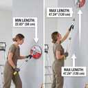 47.5” Pole Sander Drywall Sander & 10-Pack Sandpaper