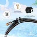 New Upgrade 190003 Tension Control Clamp Kit for Pentair Filter Band Clamp, Compatible with Pentair FNS Plus, Clean & Clear Plus, and Quad DE Series Ideal for Swimming Pool and Spa Cartridge Filters