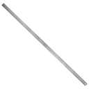 Pacific Arc Stainless Steel Ruler Inch and Metric, with 32nd and 64th Graduations, 48 Inches