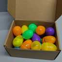JoFAN 24 Pack Plastic Prefilled Easter Eggs with Easter Mochi Squishy Toys Inside for Kids Boys Girls Toddlers