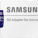 Samsung PRO Plus microSD Memory Card + Adapter, 512GB microSDXC, Up to 180 MB/s, Full HD & 4K UHD, UHS I, C10, U3, V30, A2, for Android Smartphones, Tablets, GoPRO, and DJI Drone (MB MD512SA/AM)