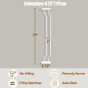 Fairy Baby 4.72in Extensions for Walk Through Baby Gate Auto Close White Child Safety Gates Extends Wide Openings White