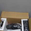 TODO Mini Exercise Bike Pedal Exerciser Foot Peddler Portable Therapy Bicycle with Digital Monitor (Bright White)