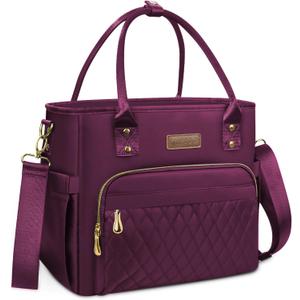 MIYCOO Lunch Bag Lunch Box Women - Leakproof Insulated Lunch Cooler Bag for Women - Large Lunch Tote Bags Adults, Purple (18L)