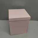 Cholemy 5 Pcs Square Nesting Boxes Decorative Gift Boxes with Lid and Ribbon Assorted Sizes Wrap for Wedding, Carnival, Anniversary, Birthday, Bridal Shower Party Gifts(Pink)