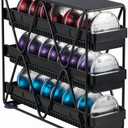 coffee Pod Holder 3 Tier Coffee Pod Holder For Countertop With 24 pods,Black 1pcs