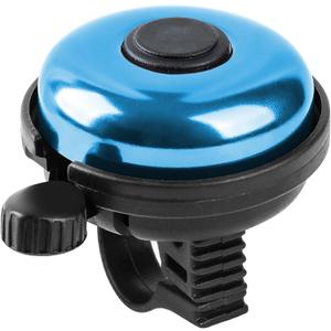 Classic Bike Bell, Aluminum Bicycle Bell, Loud Crisp Clear Sound Bicycle Bike Bell for Adults Kids ((Blue-Left Hand Use))