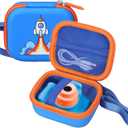 Camera Case for Seckton Upgrade Kids Selfie Camera, Case Compatible with Seckton/KOKODI/Dylanto/Goopow/Desuccus/DITUPAN/GKTZ/masterbee Digital Video Camera Toys Camcorder Storage Holder-Deep Blue