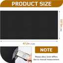 Nuanchu 51.6 sq ft 47.2 x 157.5 in Black Underfelt Carpet with Adhesive Back for Speaker Sub Box, Underfelt Carpet for RV, Boat, Marine, Auto, Truck, Car Trunk, Door Liner, Desk