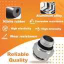 2PCS Transmission Cooler Line Fittings, Quick Connect Oil Cooler Tube Connector Compatible with Dodge Ram 1500 2500 4500 Jeep Grand Cherokee Wrangler Chrysler 300 Replace# 52854784AA