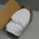 Ergonomic Knee Pillow Premium Memory Foam Leg Pillow for Sleeping on Side-Hip Support and Alignment-Relieve Lower Leg, Knee Pain, Hip Pain, Sciatica and Pregnancy Discomfort (White)