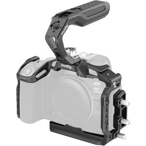 SMALLRIG R6 Mark III / R6 Mark II Cage Black Mamba Handheld Kit for Canon with Top Handle, Full Cage, Cable Clamp for HDMI & USB-C - 5960