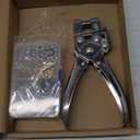 Honoson 3/16 Inch Grommet Tool Kit Eyelet Plier Set Hole Punch Grommet Hand Press Pliers with 200 Pieces of Eyelets for Shoes Clothes Bags(Gold, Silver, Grey, Copper)