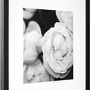 Gallery Perfect 12x12 Picture Frames, 9 Piece Set with Real Glass Cover for 8x8 Photos With Mat, Picture Frames Collage Wall Decor for Gallery Wall, Home Decor, Black