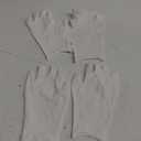 2 Pairs of Fingerless Cotton Gloves 100% White Cotton Moisturizing Gloves Cut 5 Fingertips Overnight Hydration Fits Most Dry Hands, Eczema Gloves