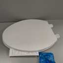 KOHLER 20110-0 Brevia, Slow Close Toilet Seat, Elongated Toilet Seat, Grip-Tight Bumpers Quick-Attach Hardware, White