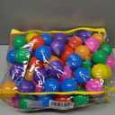 Hovenlay Ball Pit Balls Phthalate Free BPA Free Crush Proof Plastic - 7 Bright Colors in Reusable Play Toys for Kids with Storage Bag