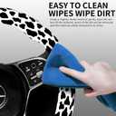 Elastic Car Steering Wheel Cover, Universal 15 inch Non-Slip Breathable Neoprene Steering Wheel Protector, Car Accessories for Women Men Fit Auto, Suvs, Truck Cow Print