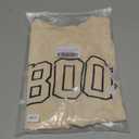 Halloween Shirts for Girl Boy Embroidered Boo Ghost Graphic T-Shirt Kids Funny Spooky Season Short Sleeve Tee Tops (9-10 Years)