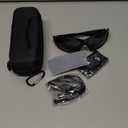 suoso Sports Polarized Sunglasses for Men: Womens UV400 Protection Sun Glasses Wrap Around Goggles for Fishing Driving TR90 (C02-black)