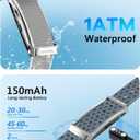 Smart Bracelet for Men Women, Health Activity Fitness Trackers, 24H Sleep Tracker, 24/7 Continuous Heart Rate/Blood Pressure/HRV/Stress Monitor, 170+ Sports Modes Smart Wristband with 2 Bands Free APP